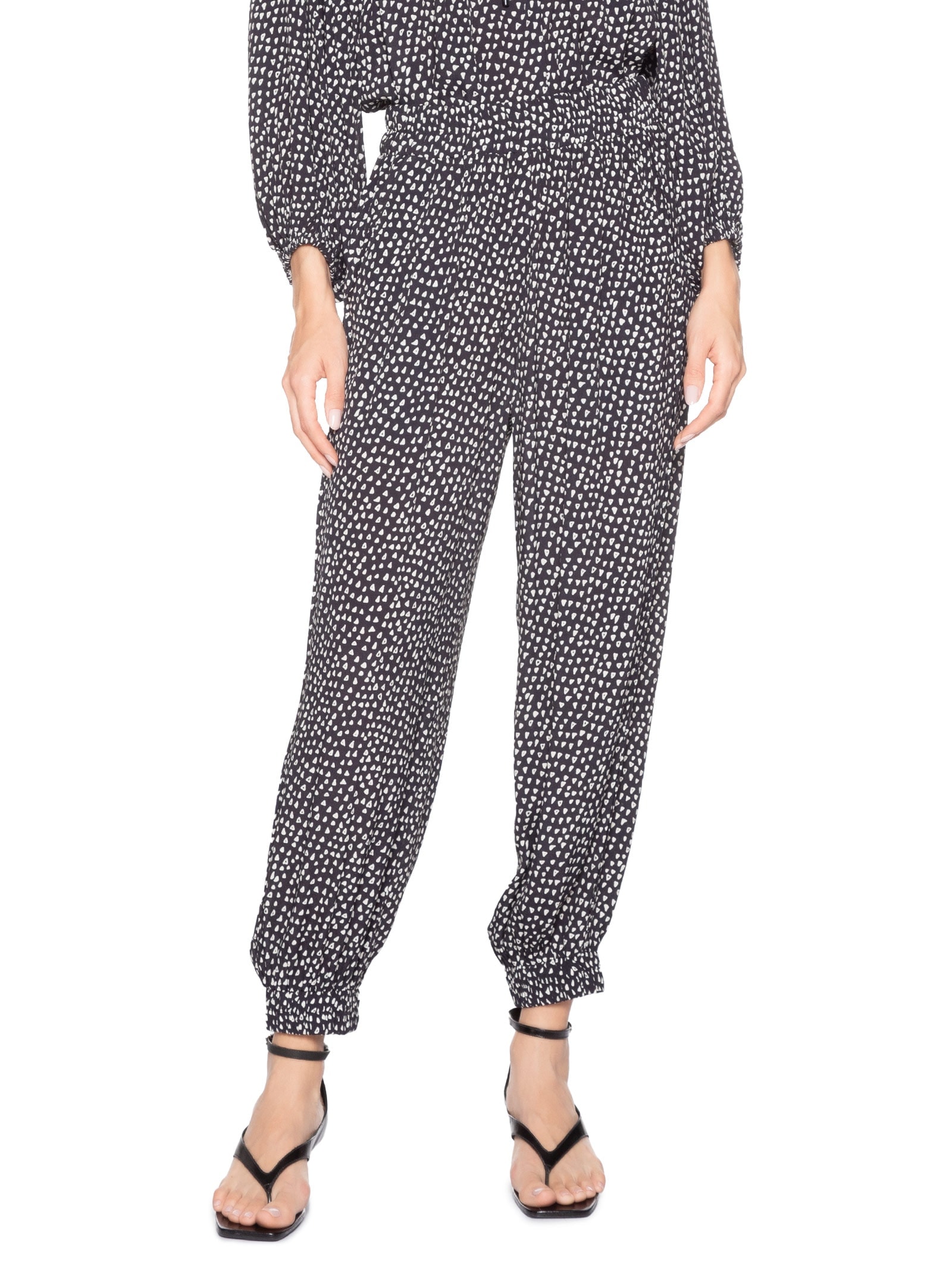 Calça Feminina Textura Palheta Preto Animale