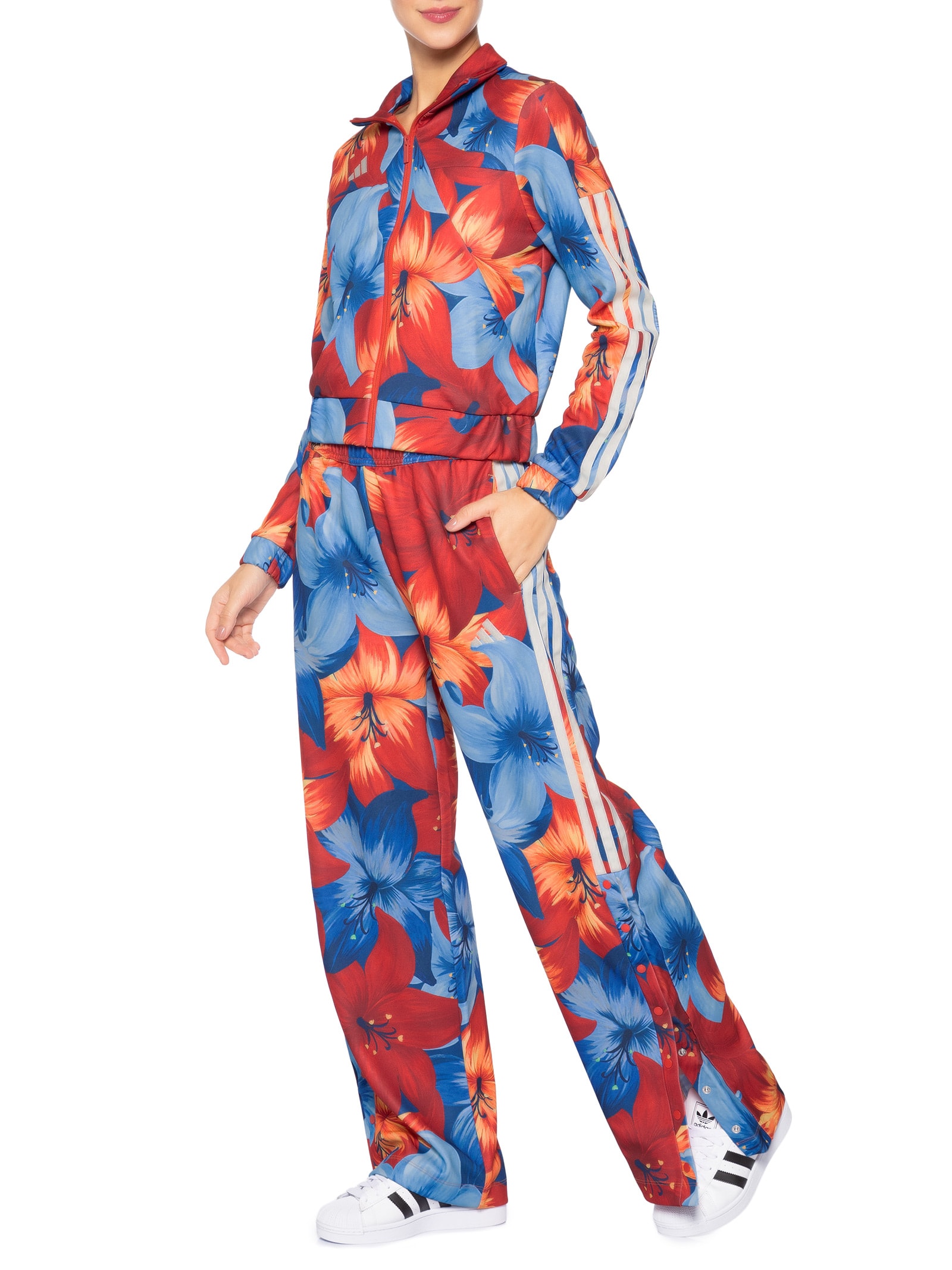 Calça Feminina Tiro TP Vermelho Adidas + Farm