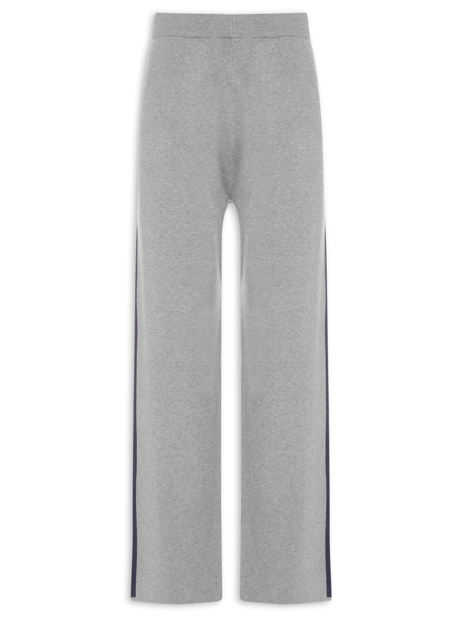 Calça Feminina Tricot Bicolor Cinza Basiq