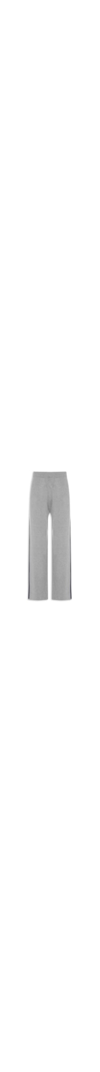 Calça Feminina Tricot Bicolor - Cinza