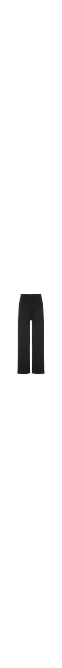 Calça Feminina Tricot Bicolor - Preto