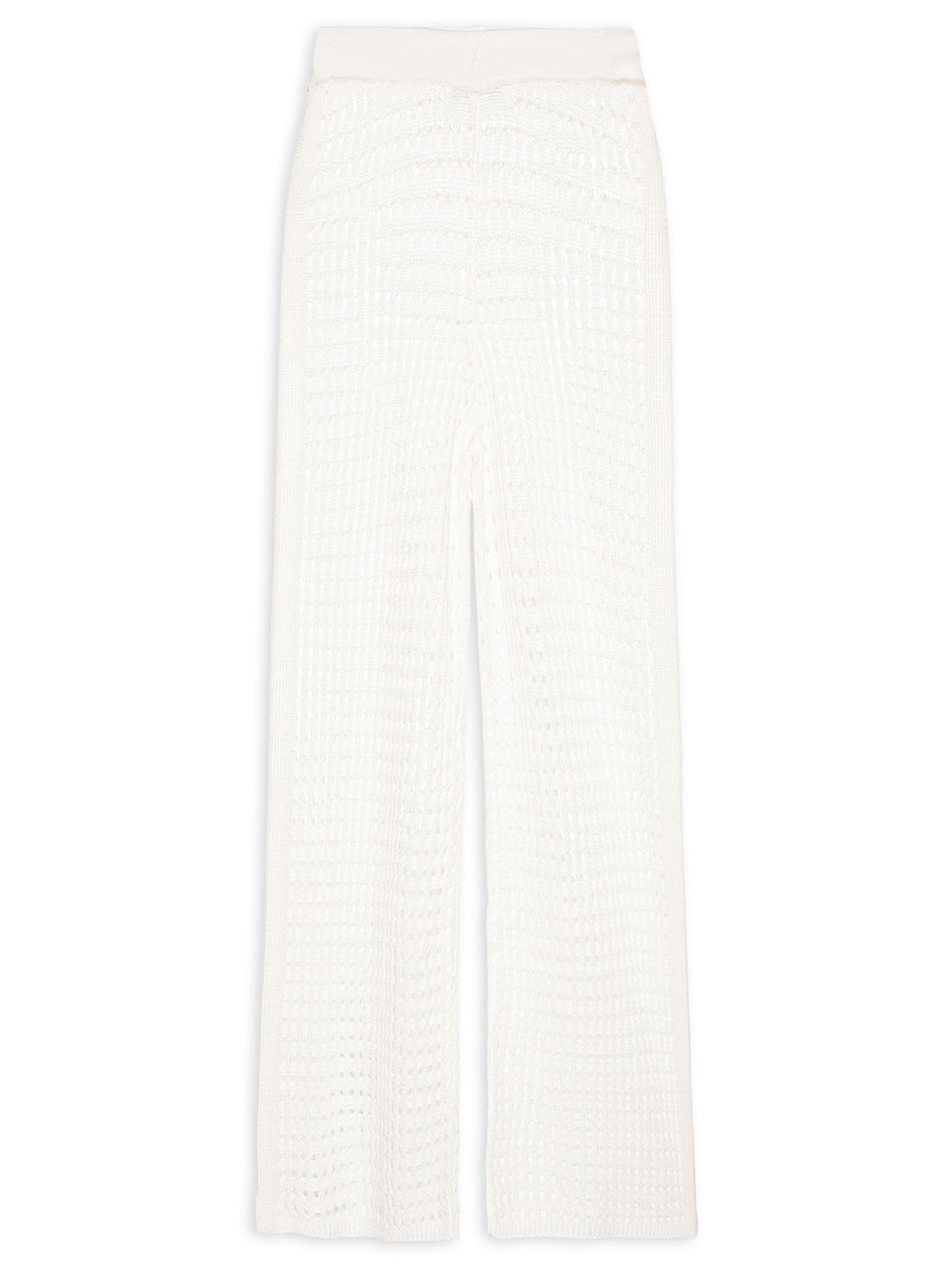 Calça Feminina Tricot Branco Cia Marítima