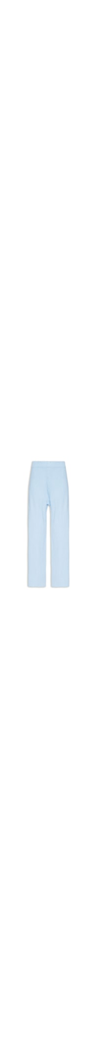 Calça Feminina Tricot Canelada - Azul