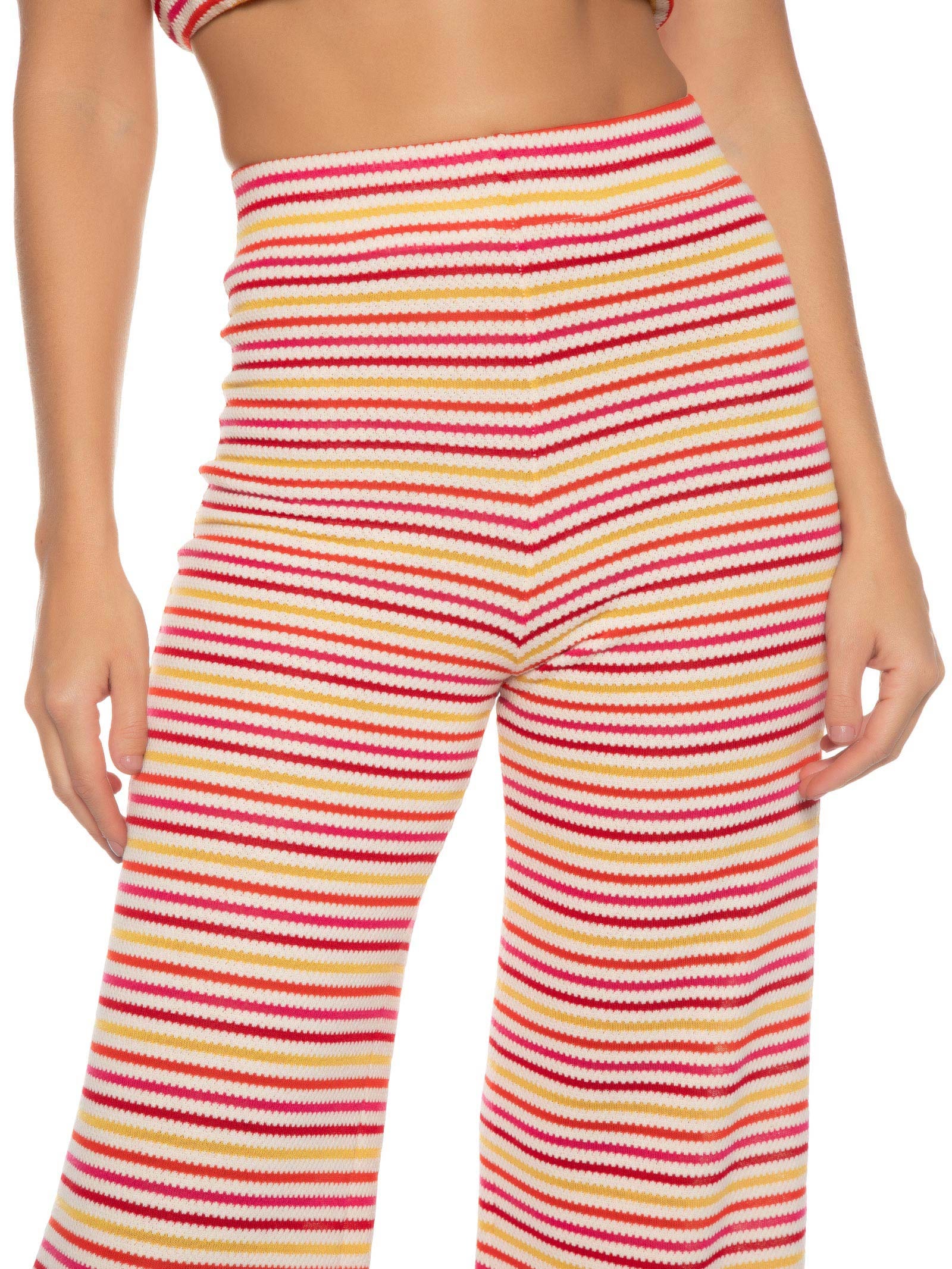 Calça Feminina Tricot Colors Vermelho Market 33