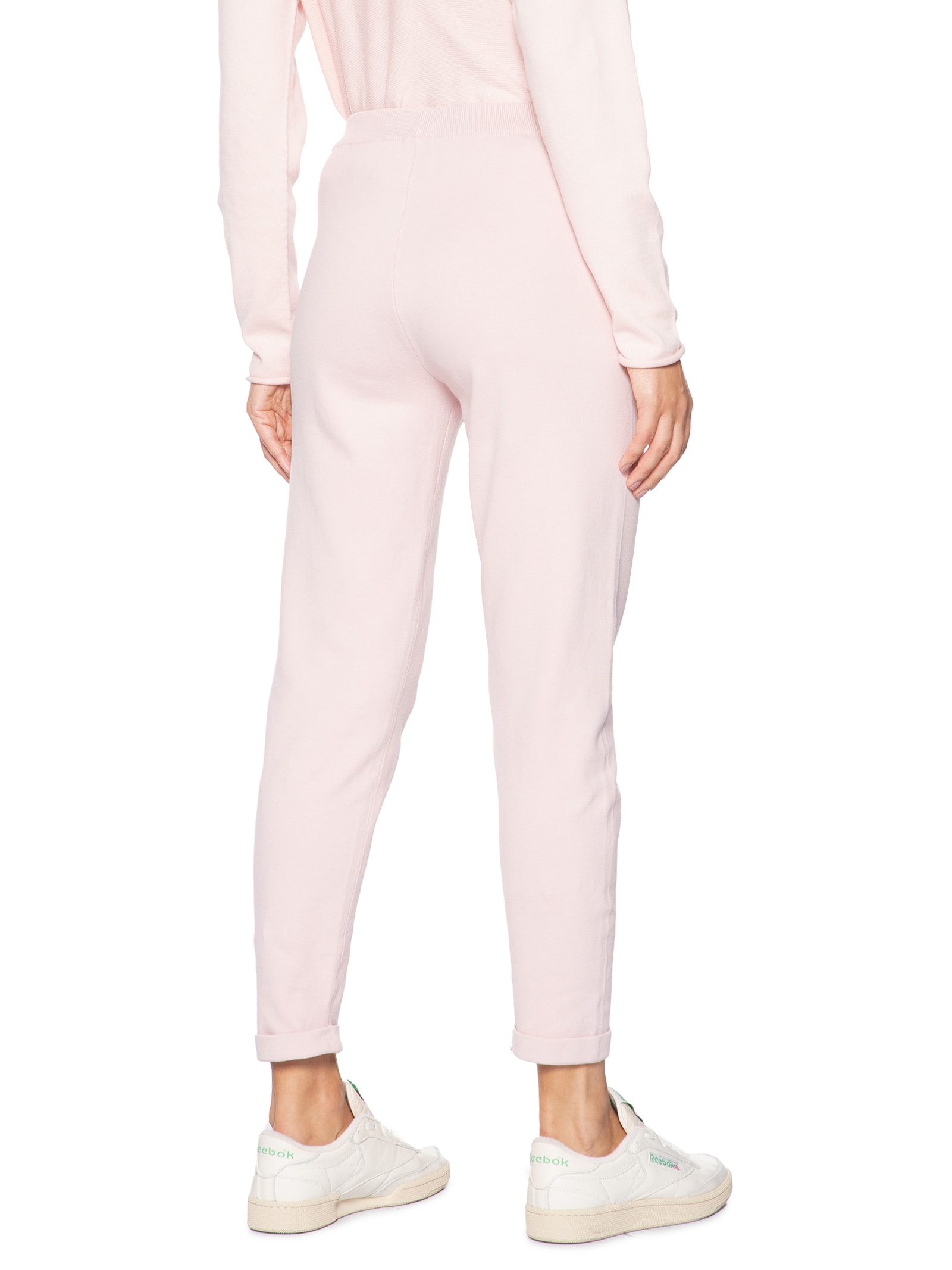 Calça Feminina Tricot Com Barra Italiana Rosa Anselmi