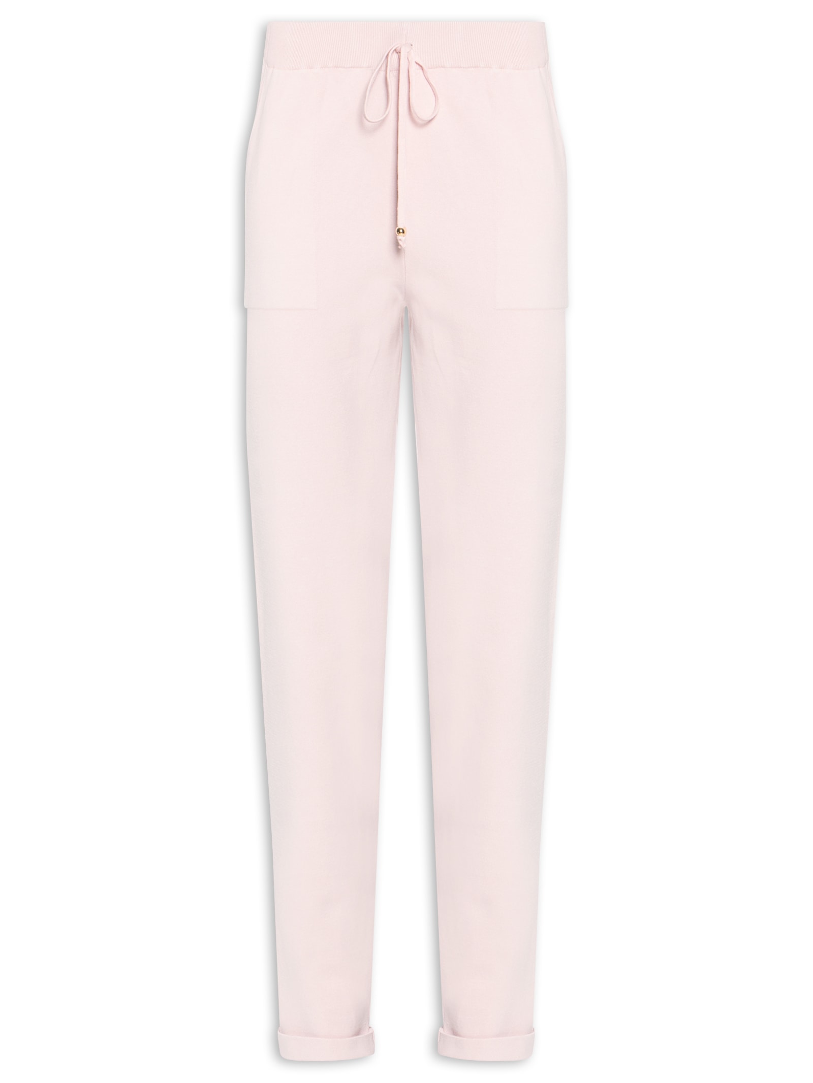 Calça Feminina Tricot Com Barra Italiana Rosa Anselmi