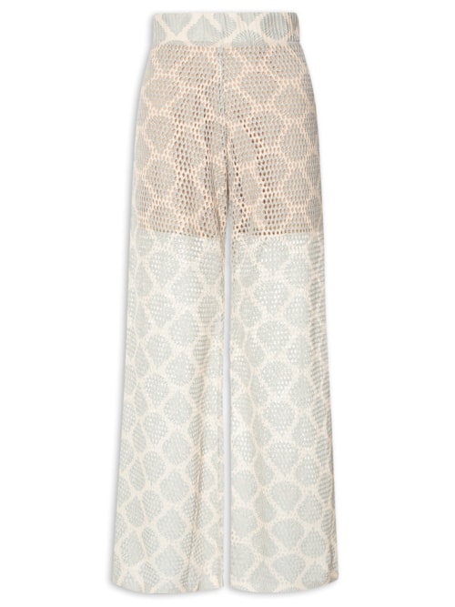 Calça Feminina Tricot Estamapas Atins – Azul