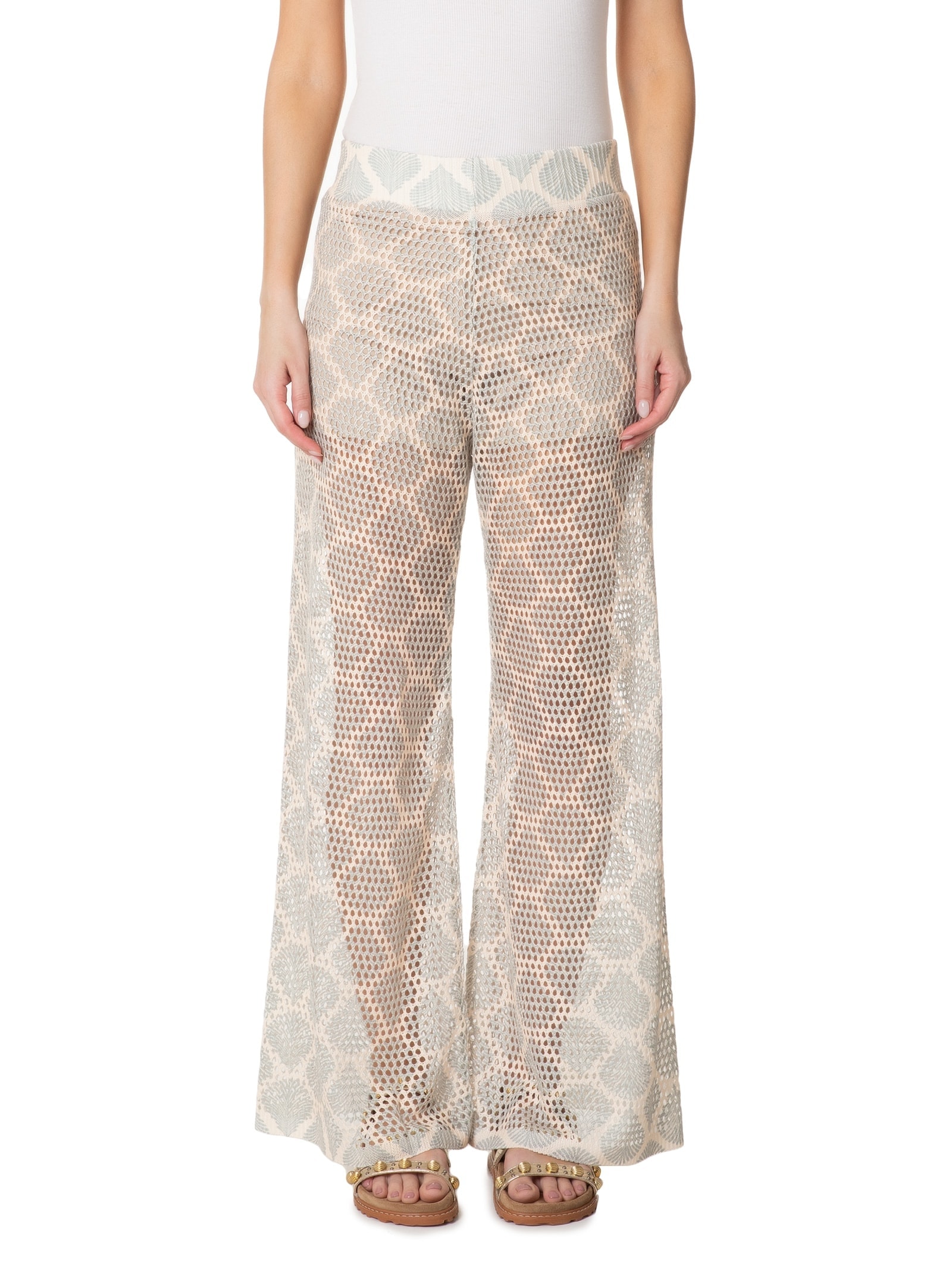 Calça Feminina Tricot Estamapas Atins Azul  Dress To