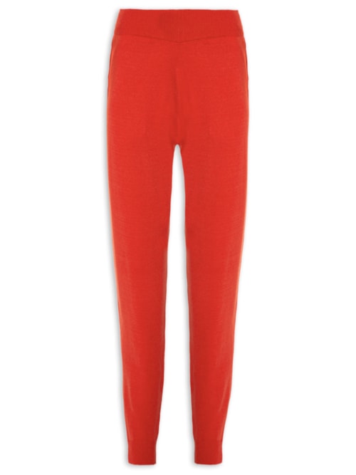 Calça Feminina Tricot Jogging Crisp – Vermelho
