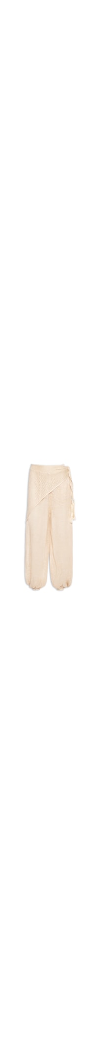 Calça Feminina Tricot Lurex Lenço - Dourado