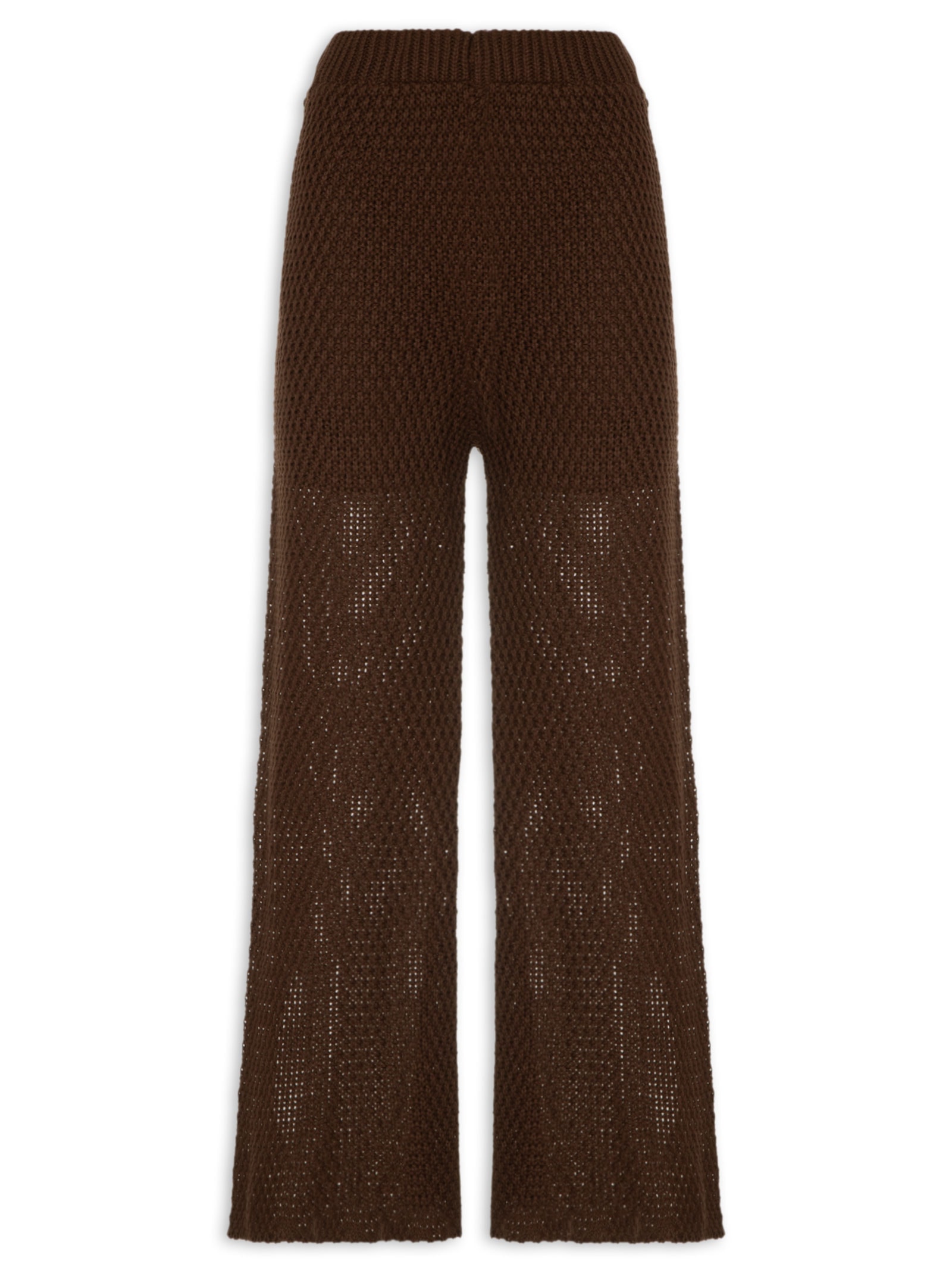 Calça Feminina Tricot Marrom My Favorite