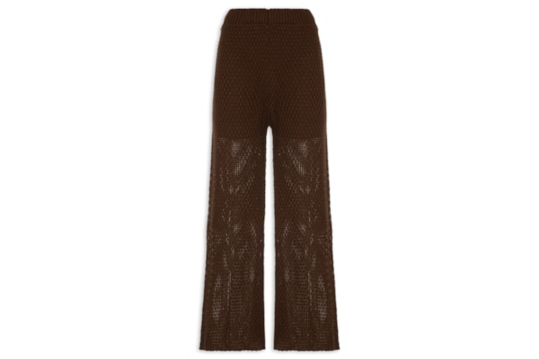 Calça Feminina Tricot - Marrom