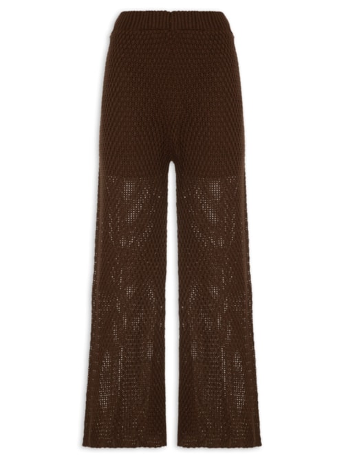 Calça Feminina Tricot – Marrom