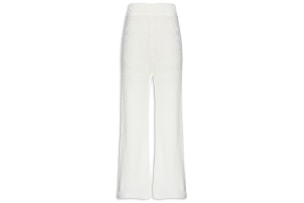 Calça Feminina Tricot - Off White