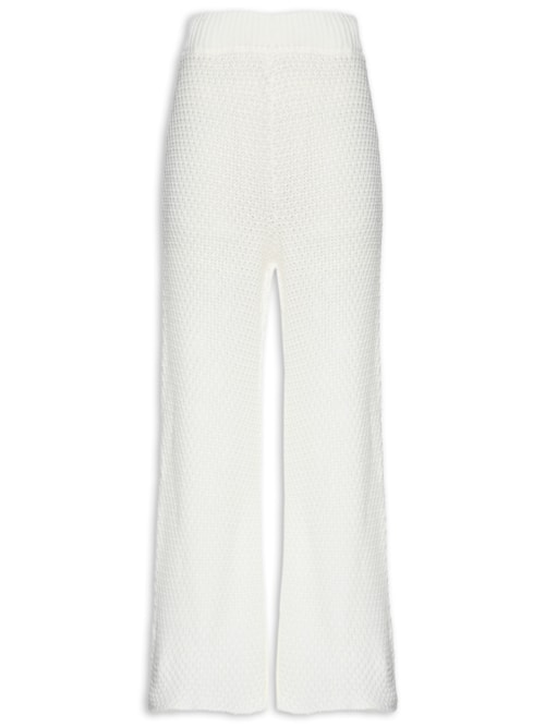 Calça Feminina Tricot – Off White