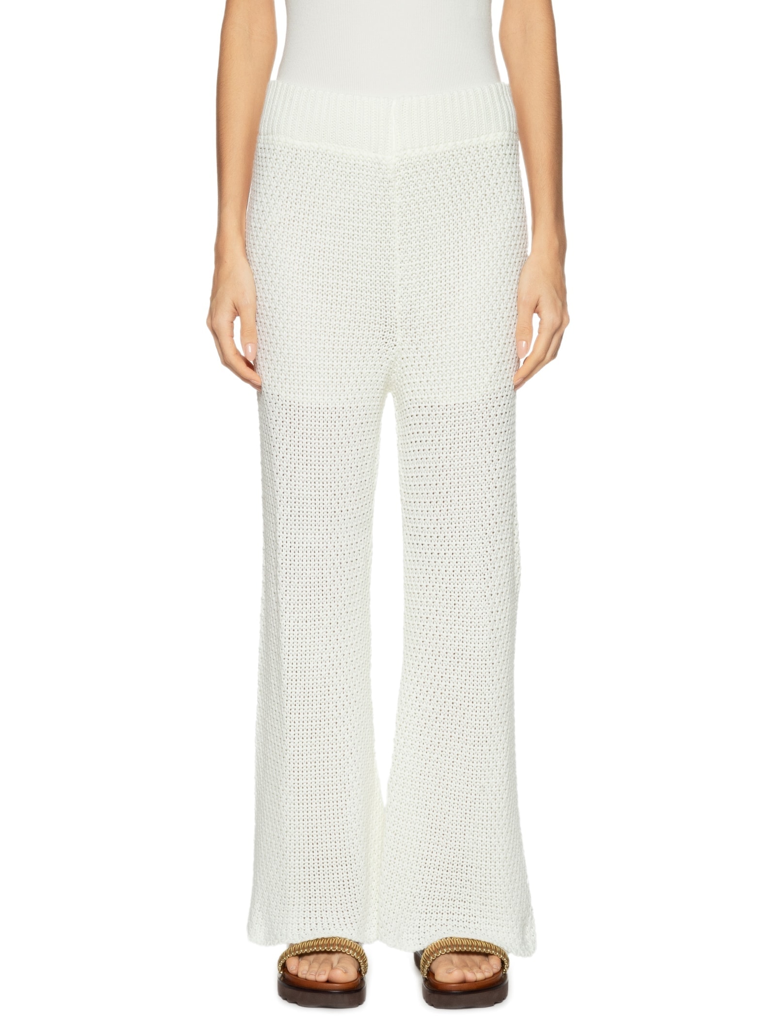 Calça Feminina Tricot Off White Dress To