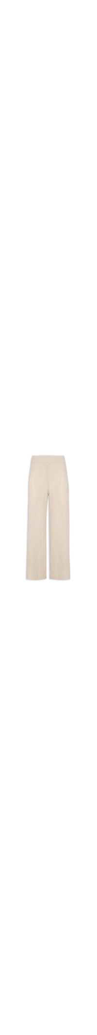Calça Feminina Tricot Reta - Bege