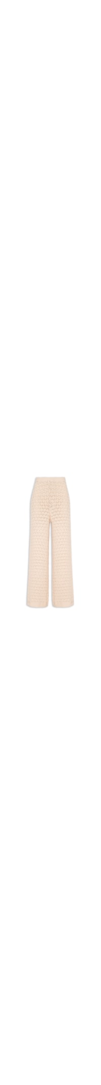 Calça Feminina Tricot Reta - Bege
