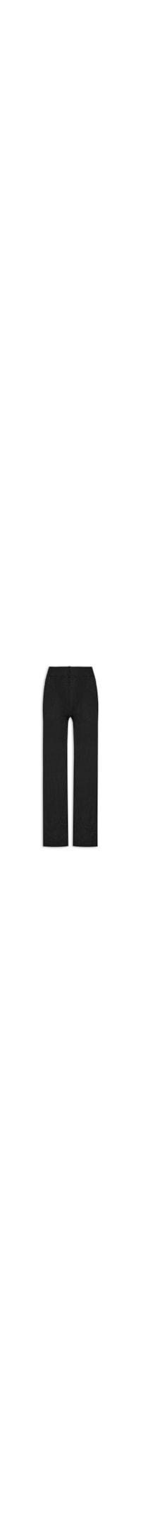 Calça Feminina Tricot Reta - Preto