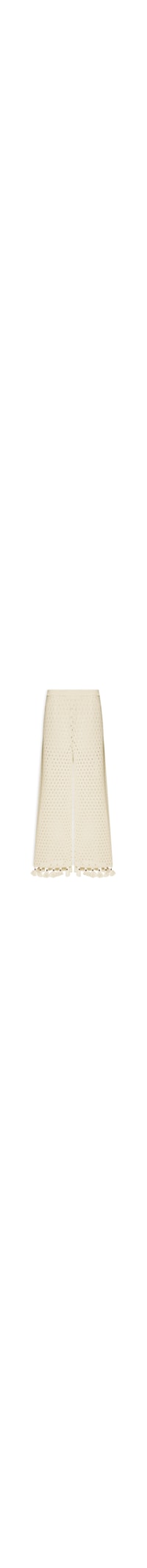 Calça Feminina Tricot Tássel - Bege
