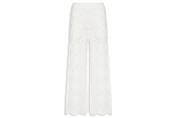 Calça Feminina Tricot Veraneio - Branco