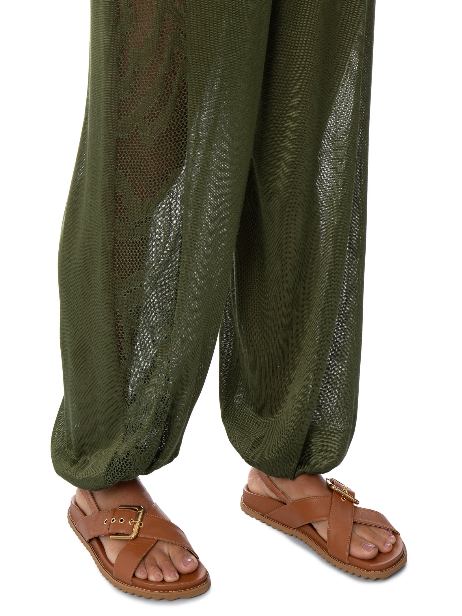 Calça Feminina Tricot Verde Cia Marítima