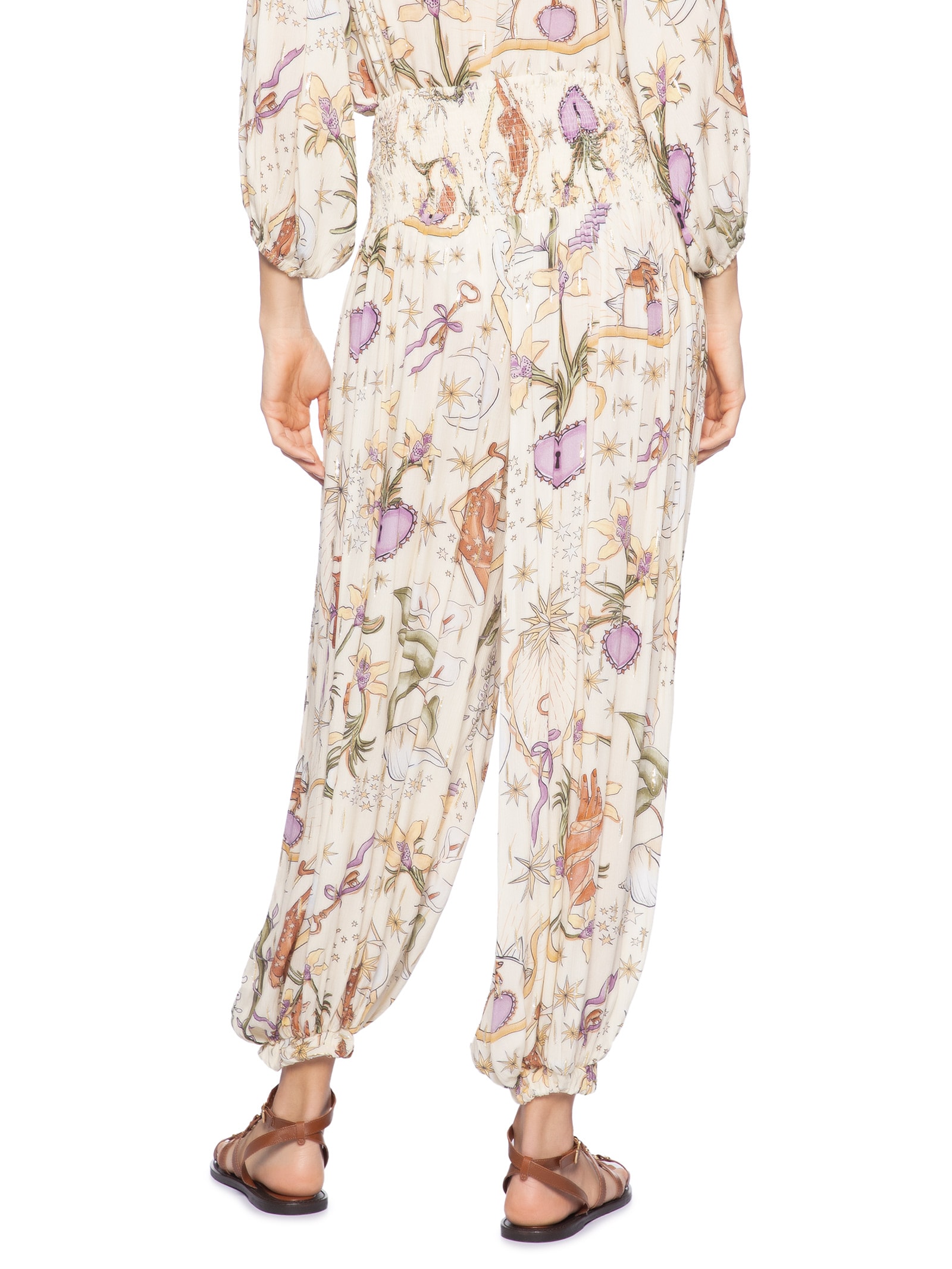Calça feminina Tropical Místico Bege Farm