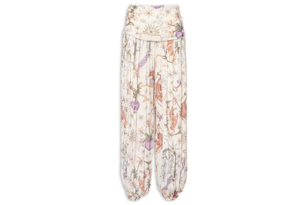 Calça feminina Tropical Místico – Bege