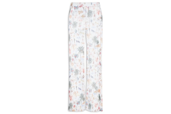 Calça Feminina Tule Colagem Carioca - Branco