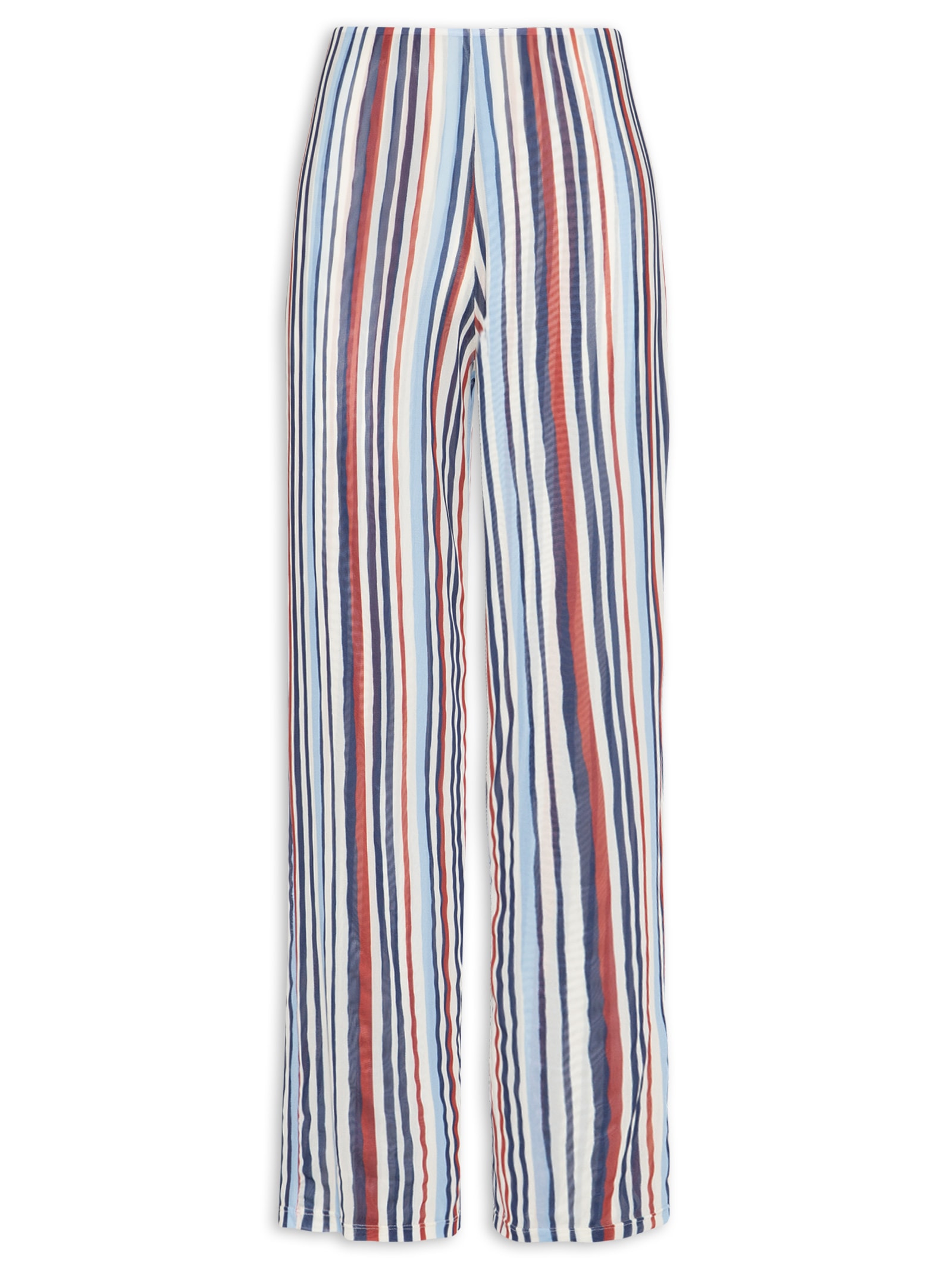 Calça Feminina Tule Estampa Listra Verano Azul Dress To