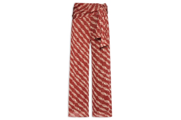 Calça Feminina Tule Estampa Nado - Vermelho
