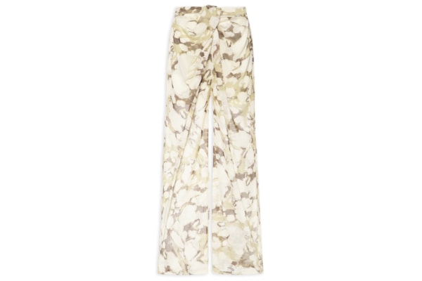 Calça Feminina Tule Marfim - Marrom