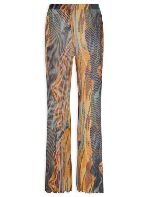 Calça Feminina Tule Montanhas Coloridas – Marrom