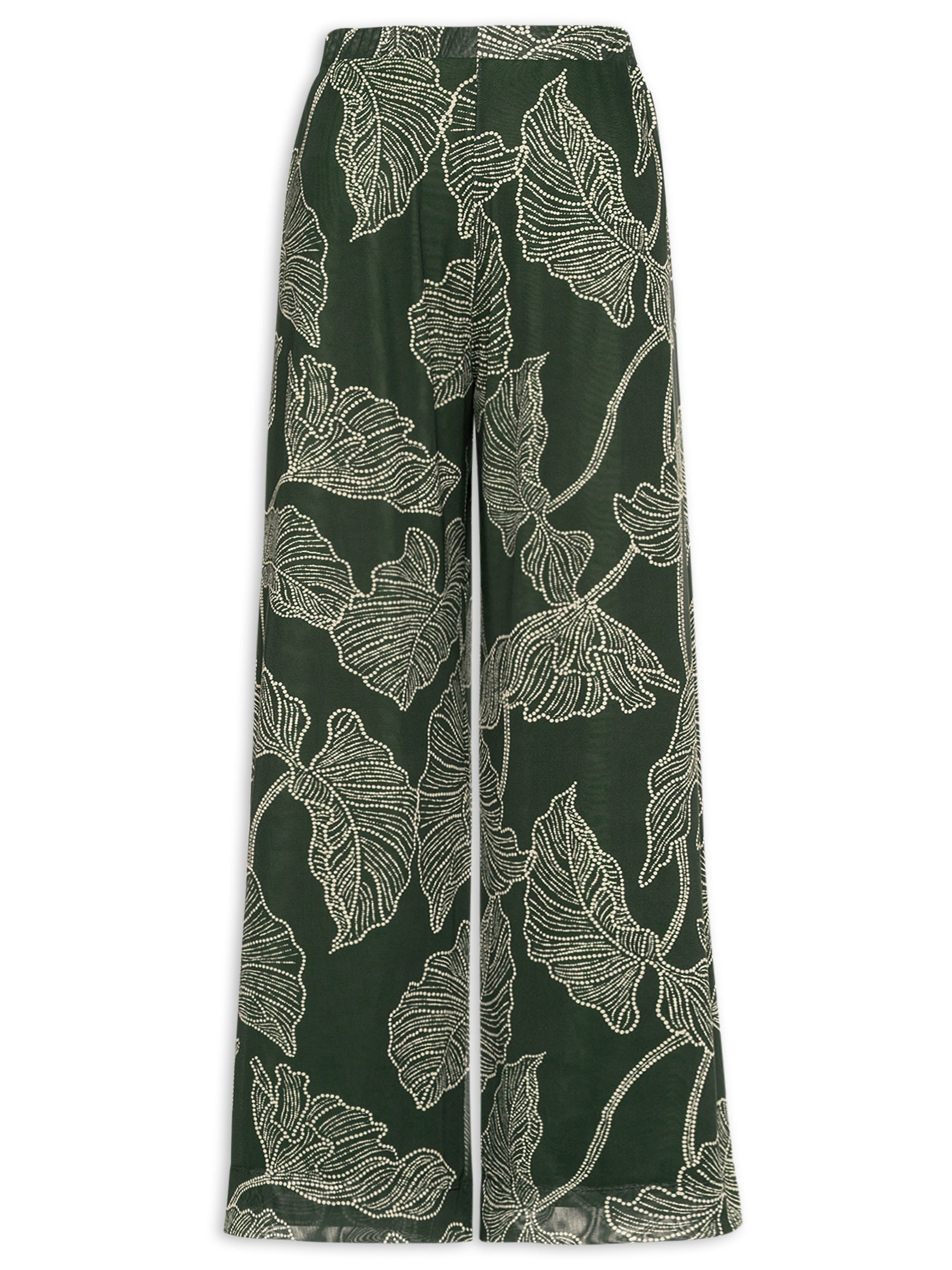 Calça Feminina Tule Ramos Verde Dress To