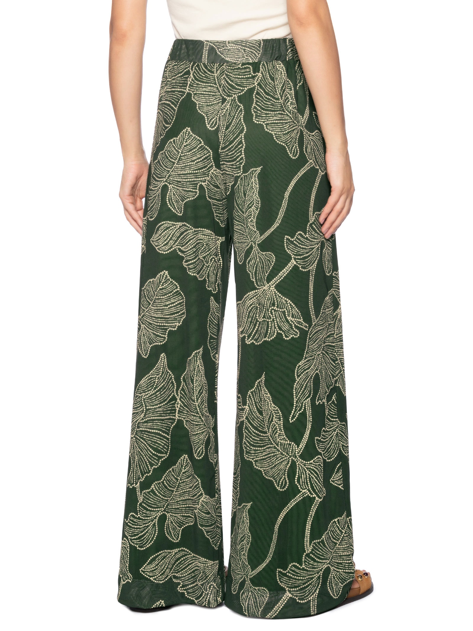 Calça Feminina Tule Ramos Verde Dress To