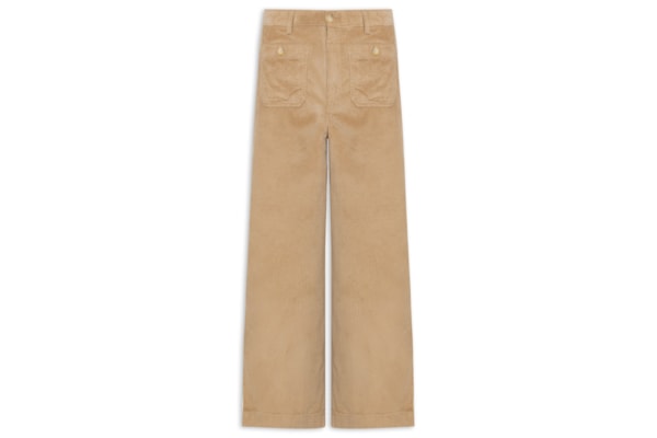 Calça Feminina Twill Patch Pocket - Bege