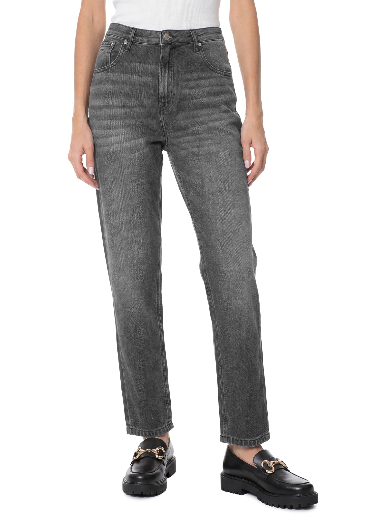Calça Feminina Uh Tpr BI0187 Preto Tommy Jeans