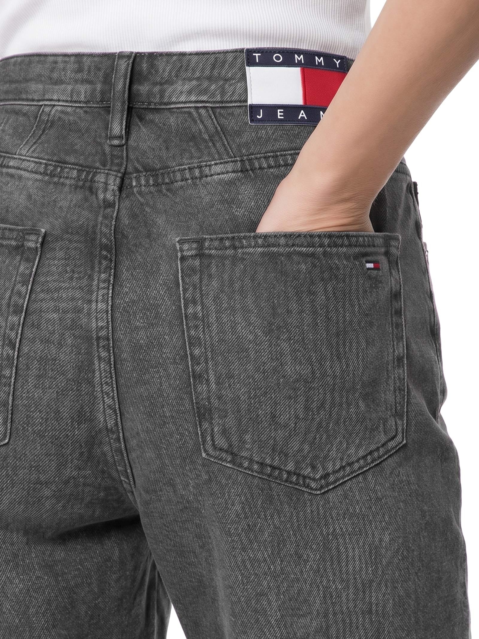 Calça Feminina Uh Tpr BI0187 Preto Tommy Jeans
