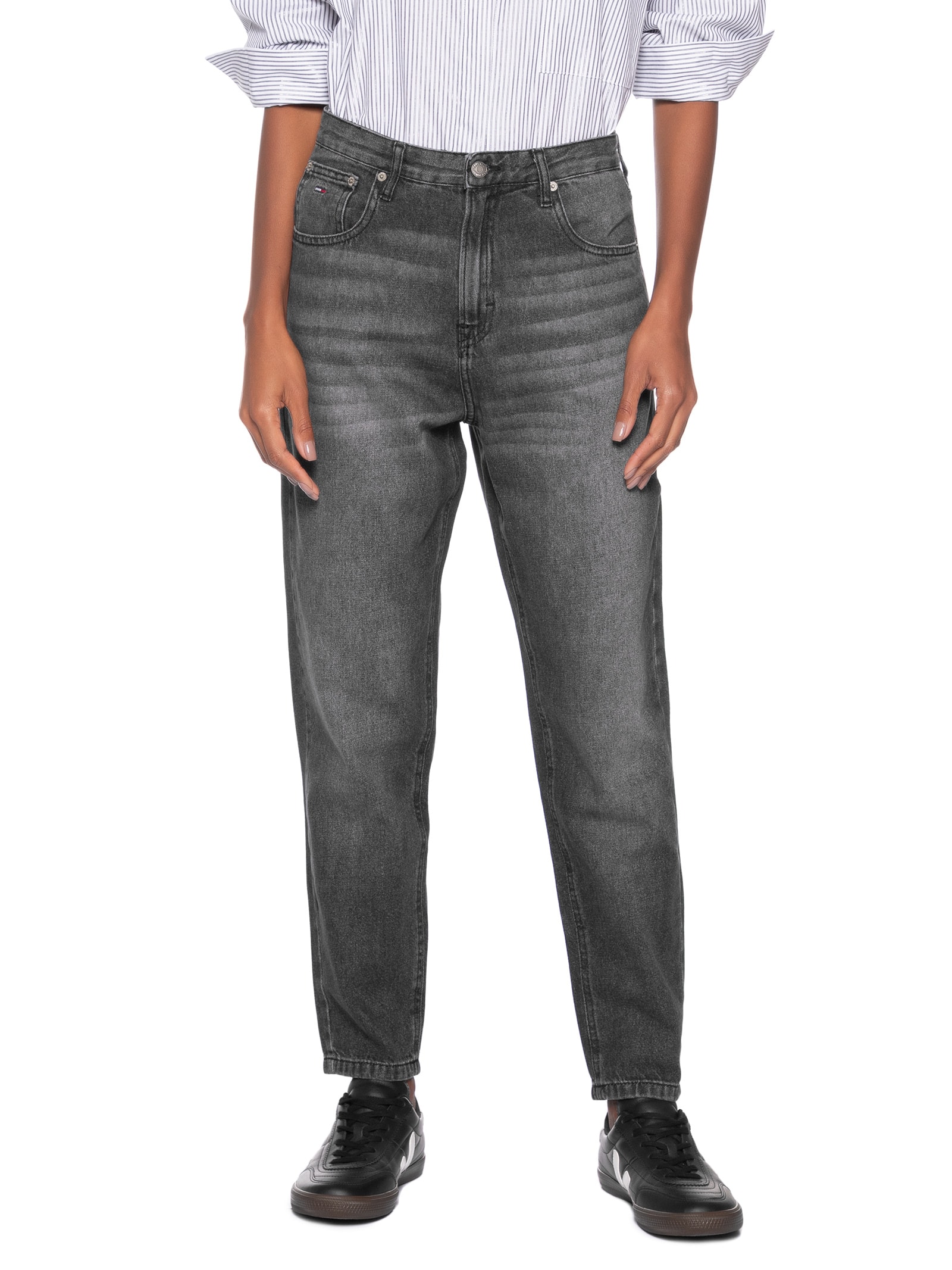 Calça Feminina Uh Tpr BI0187 Preto Tommy Jeans