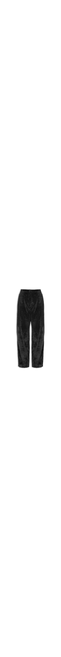 Calça Feminina Veludo Alfaiataria High - Preto