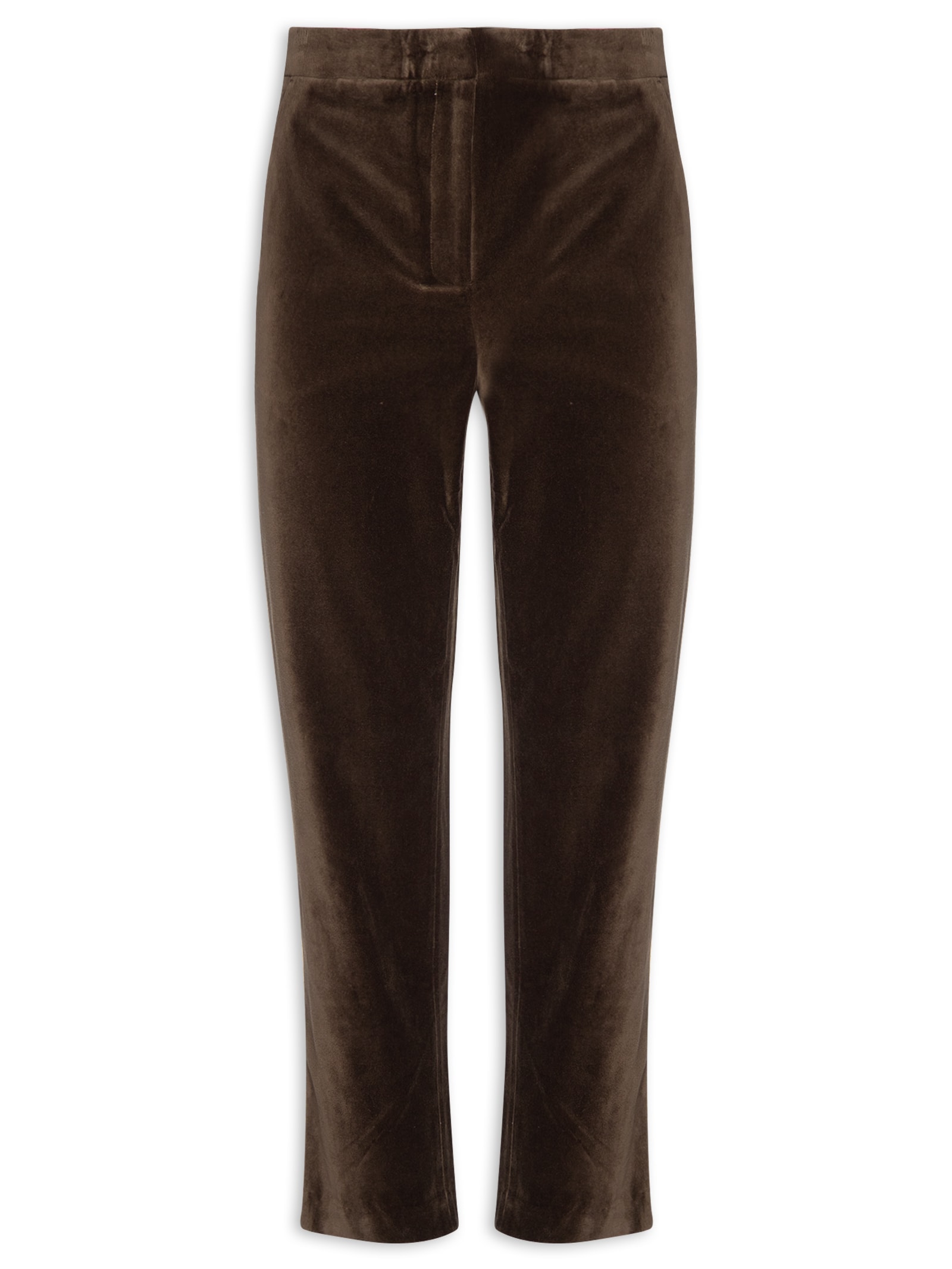 Calça Feminina Veludo Ester Marrom Le Lis