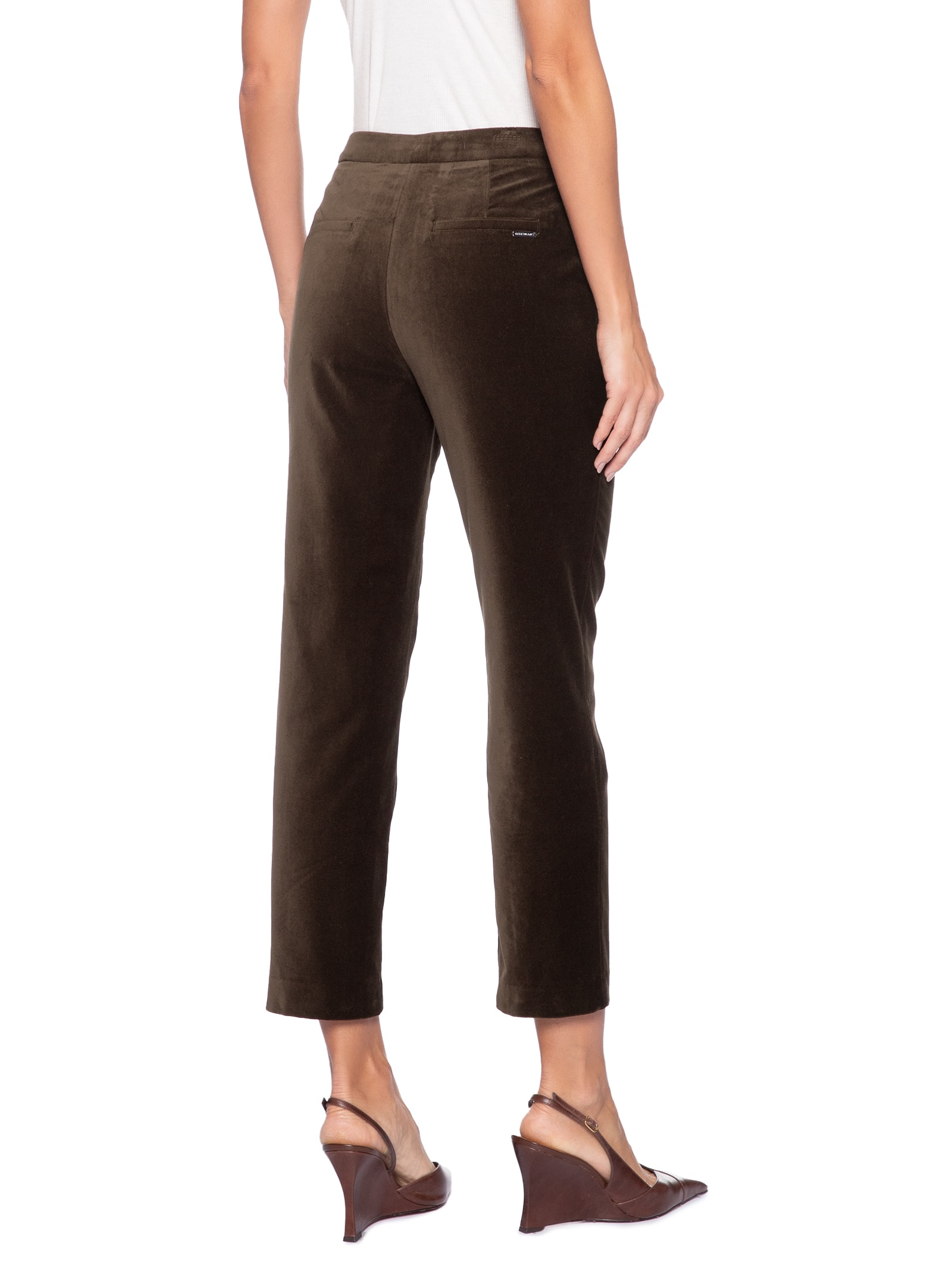 Calça Feminina Veludo Ester Marrom Le Lis