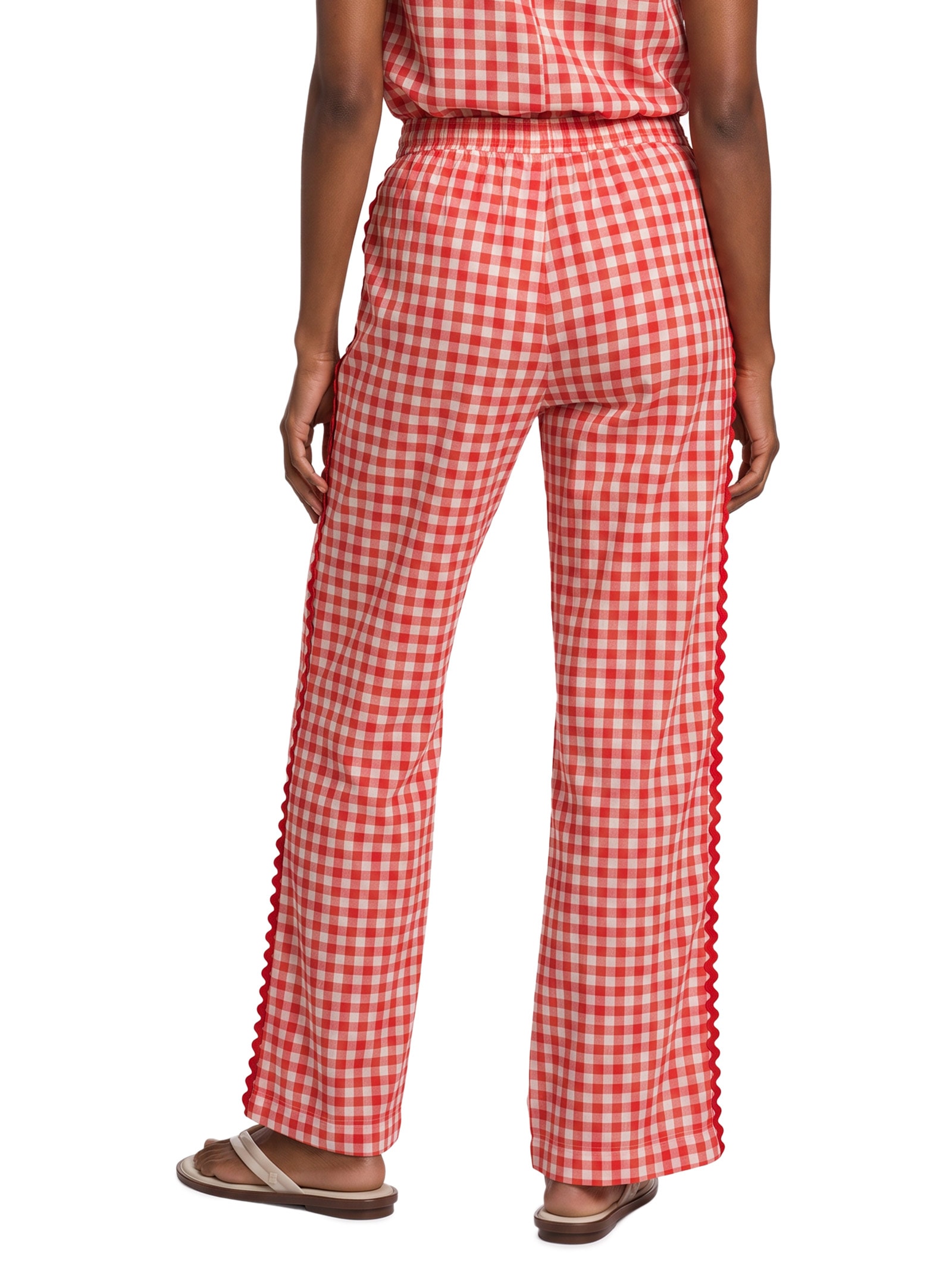 Calça Feminina Vichy – Vermelho Cantão
