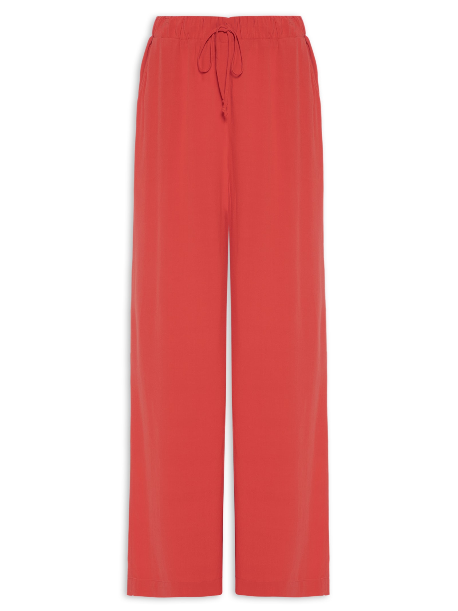 Calça Feminina Viscose Leve – Vermelho Cantão