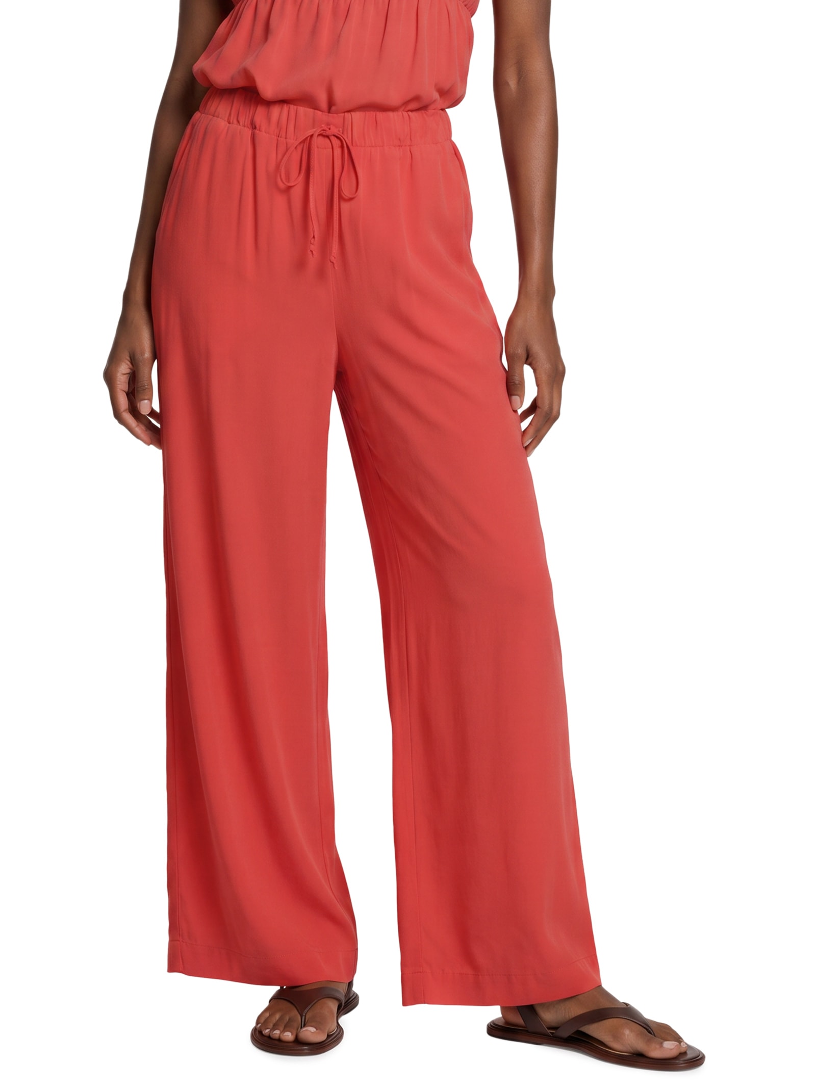 Calça Feminina Viscose Leve – Vermelho Cantão