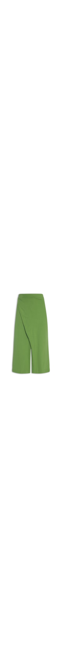 Calça Feminina Washed Transpassada - Verde