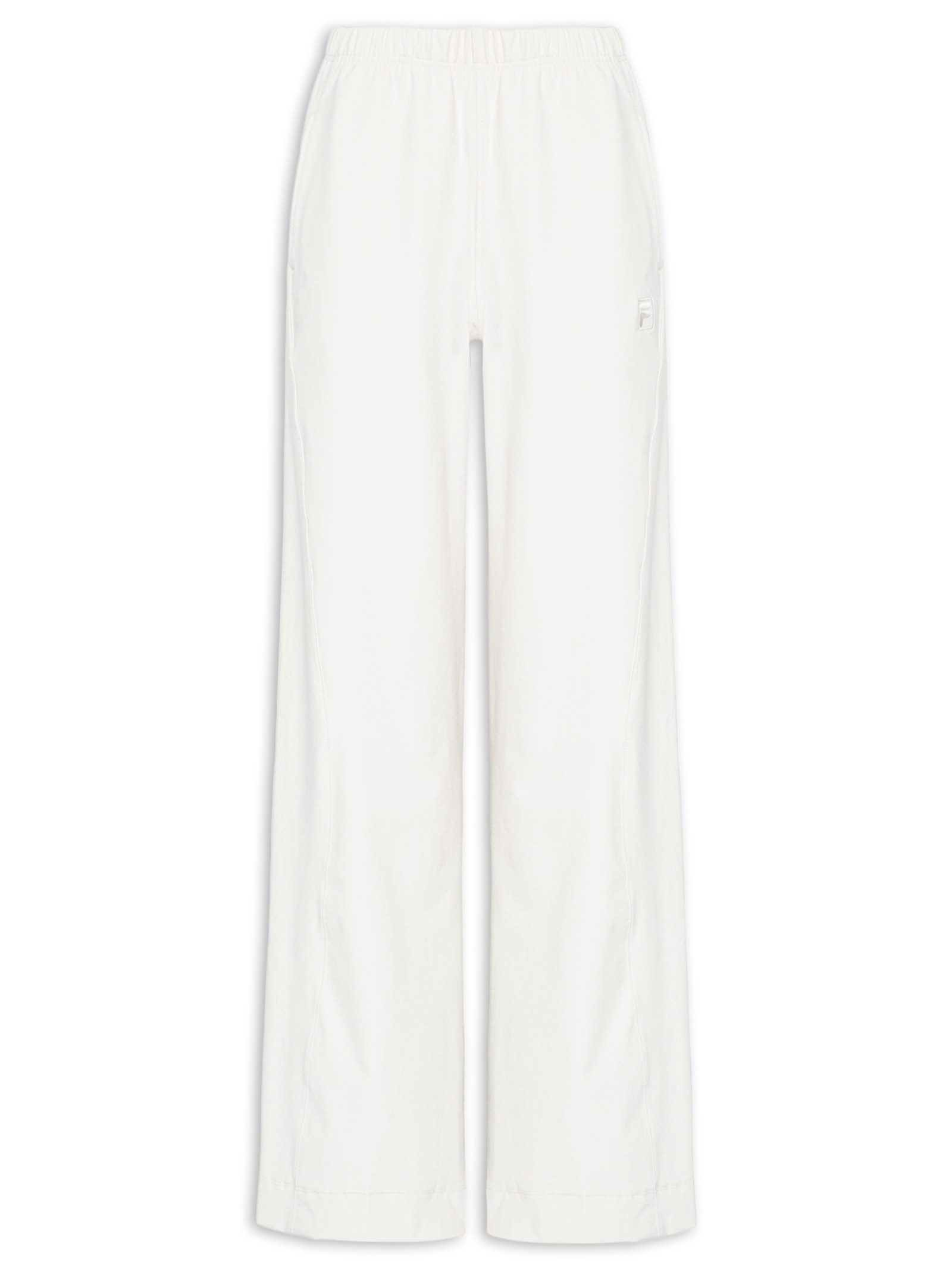 Calça Feminina Wide Ag Branco Fila