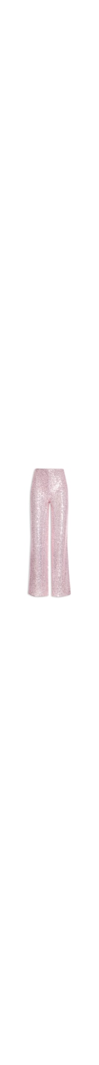 Calça Feminina Wide Leg Citura Alta - Rosa