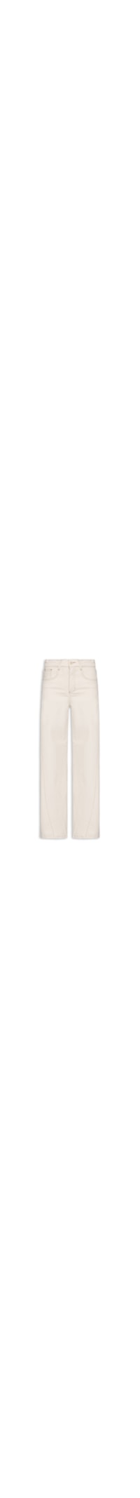 Calça Feminina Wide Leg em Sarja – Off White