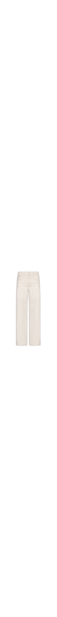 Calça Feminina Wide Leg em Sarja – Off White